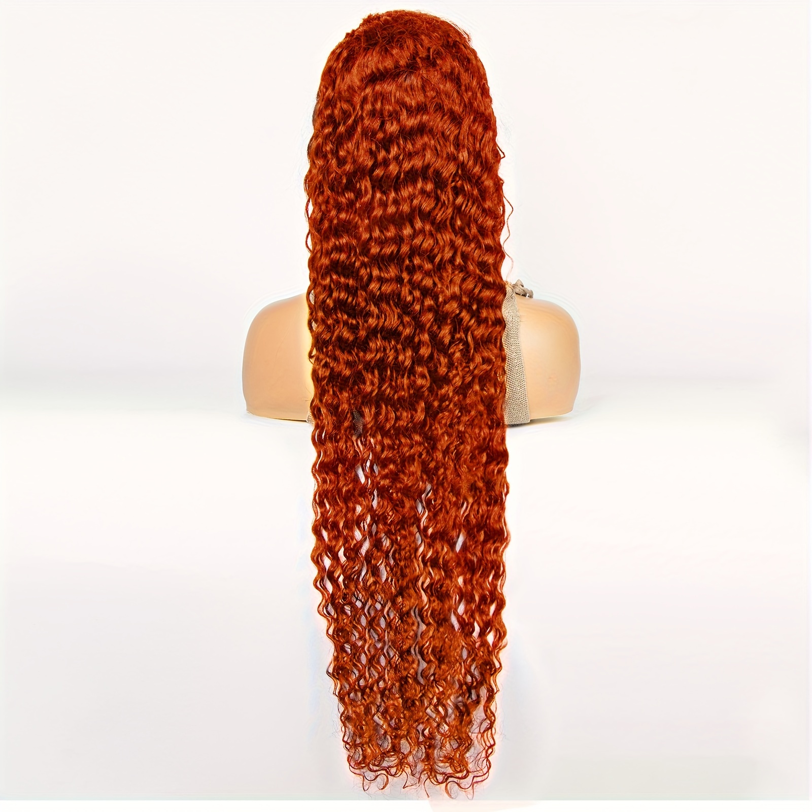 30 Inch Orange Ginger Body Wave Lace Front Wigs Human Hair 13x4 HD Lace  Wigs