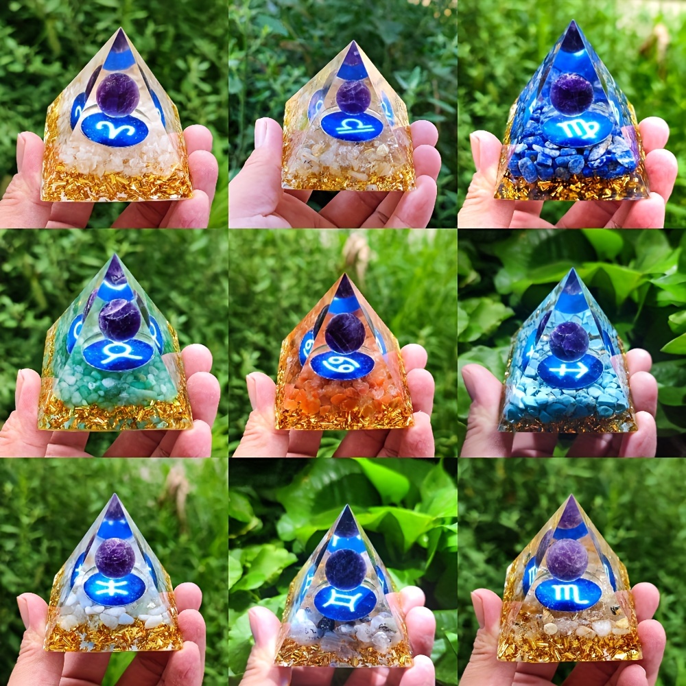 Piramide in orgonite, piramide di cristallo Reiki, regalo spirituale per  energia, chakra, meditazione, yoga, casa, 6 cm : : Casa e cucina