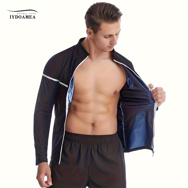 Athletic Works Sauna Suit with Reflective Detailing on Sleeves,  Medium/Large, Silver