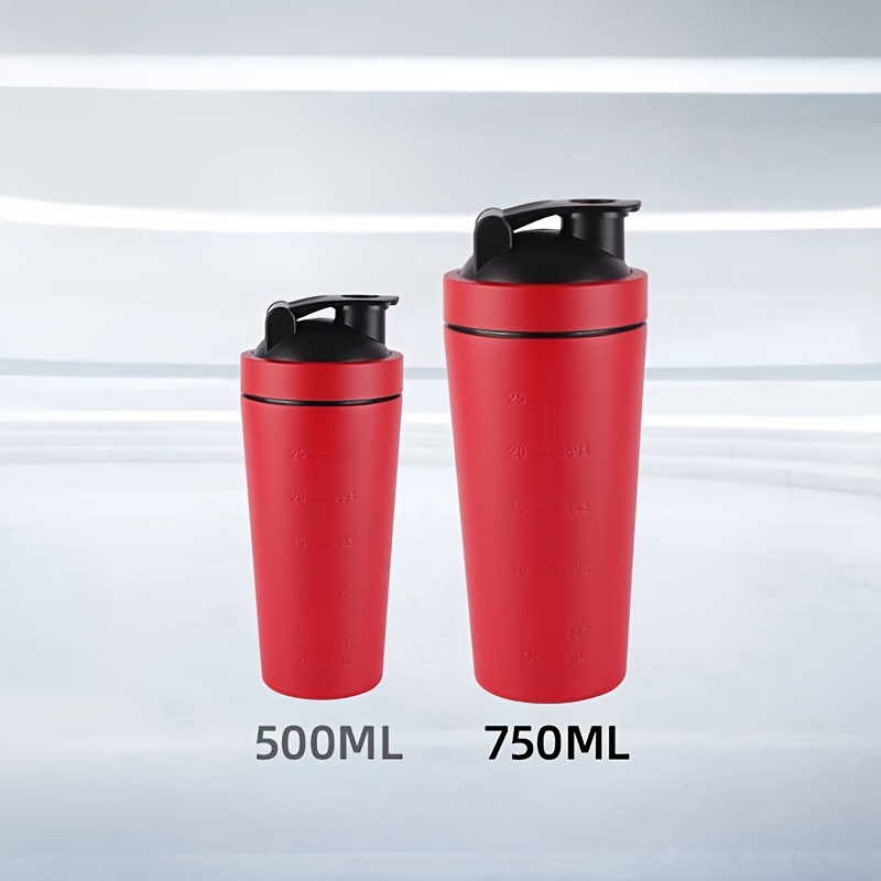 750ml Stainless Steel Shaker Cup Portable Fitness Sports Mug
