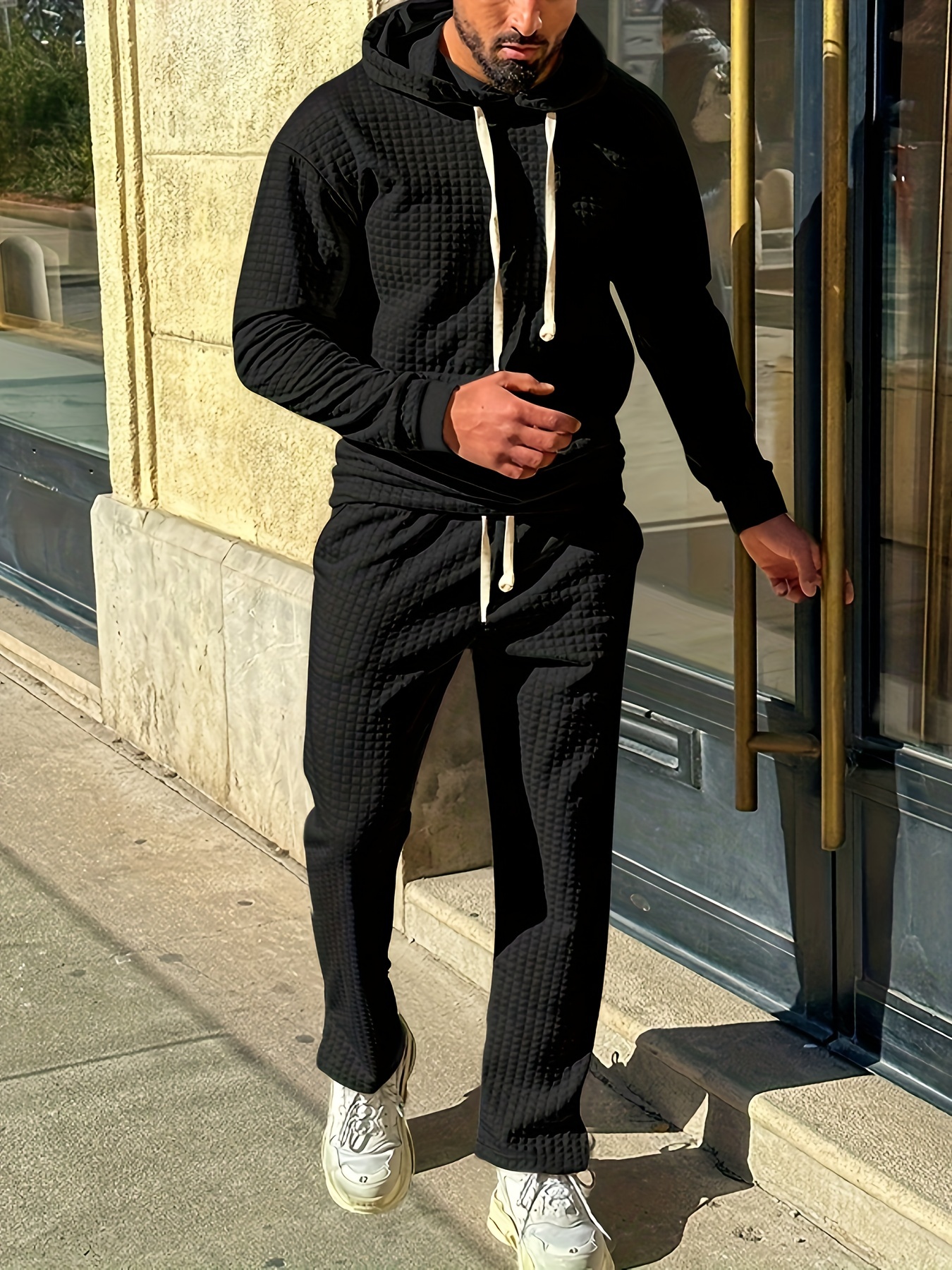 Black Sweatpants For Men Mens Spring And Fashion Autumn Cotton