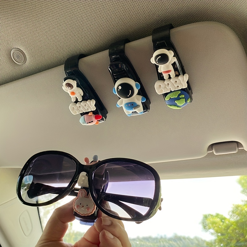 Cartoon Bear And Bird Pattern Sunglasses Case Glasses Box Zipper