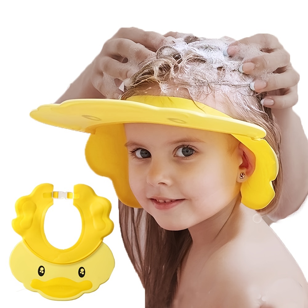 Gorro de ducha impermeable para bebés para niños
