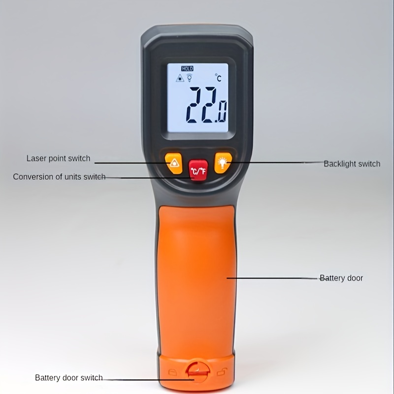 Thermometer Cooking Temperature Gun-High Temperature Non Contact