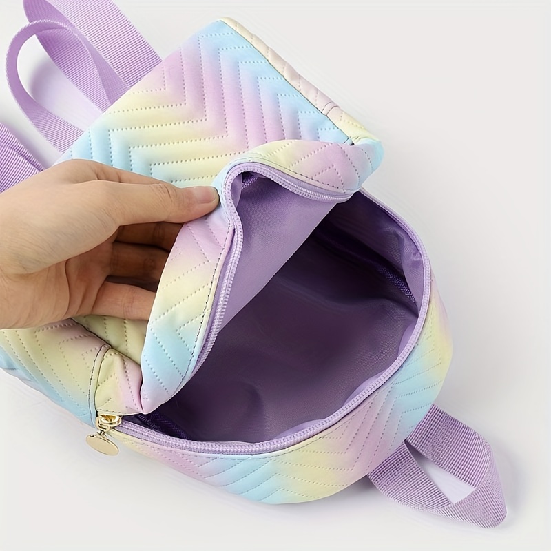 Kids Gradient Quilted Backpack