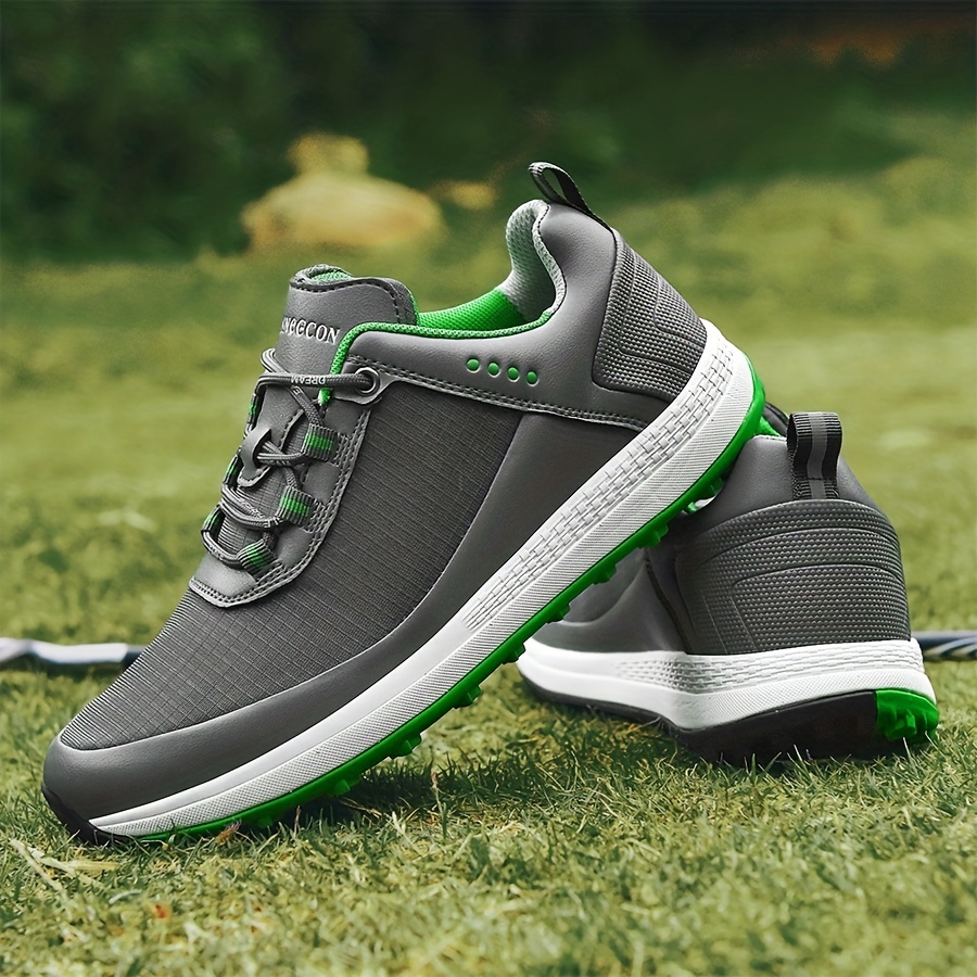 Men's Trendy Professional Golf Shoes Comfy Non Slip - Temu