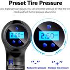 wireless car air pump compressor automatic 120w mini rechargeable portable cordless tire inflator equipment digital display pump for machine