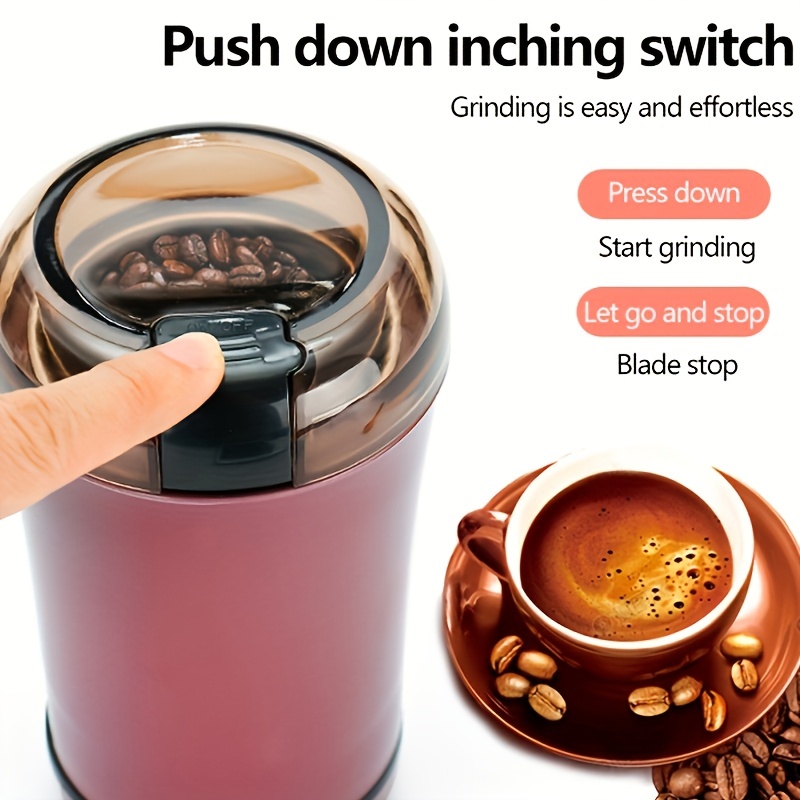 Mini Electric Coffee Grinder Kitchen Cereal Nuts Beans Spices