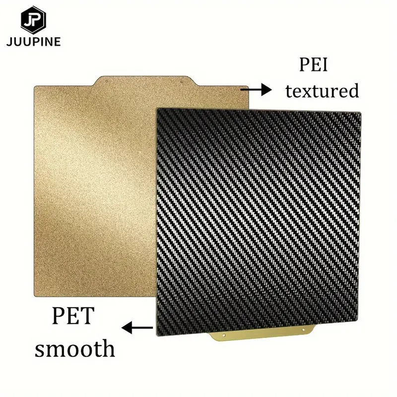 3d Printer Smooth Carbon Fiber Pet + Textured Pei +spring - Temu