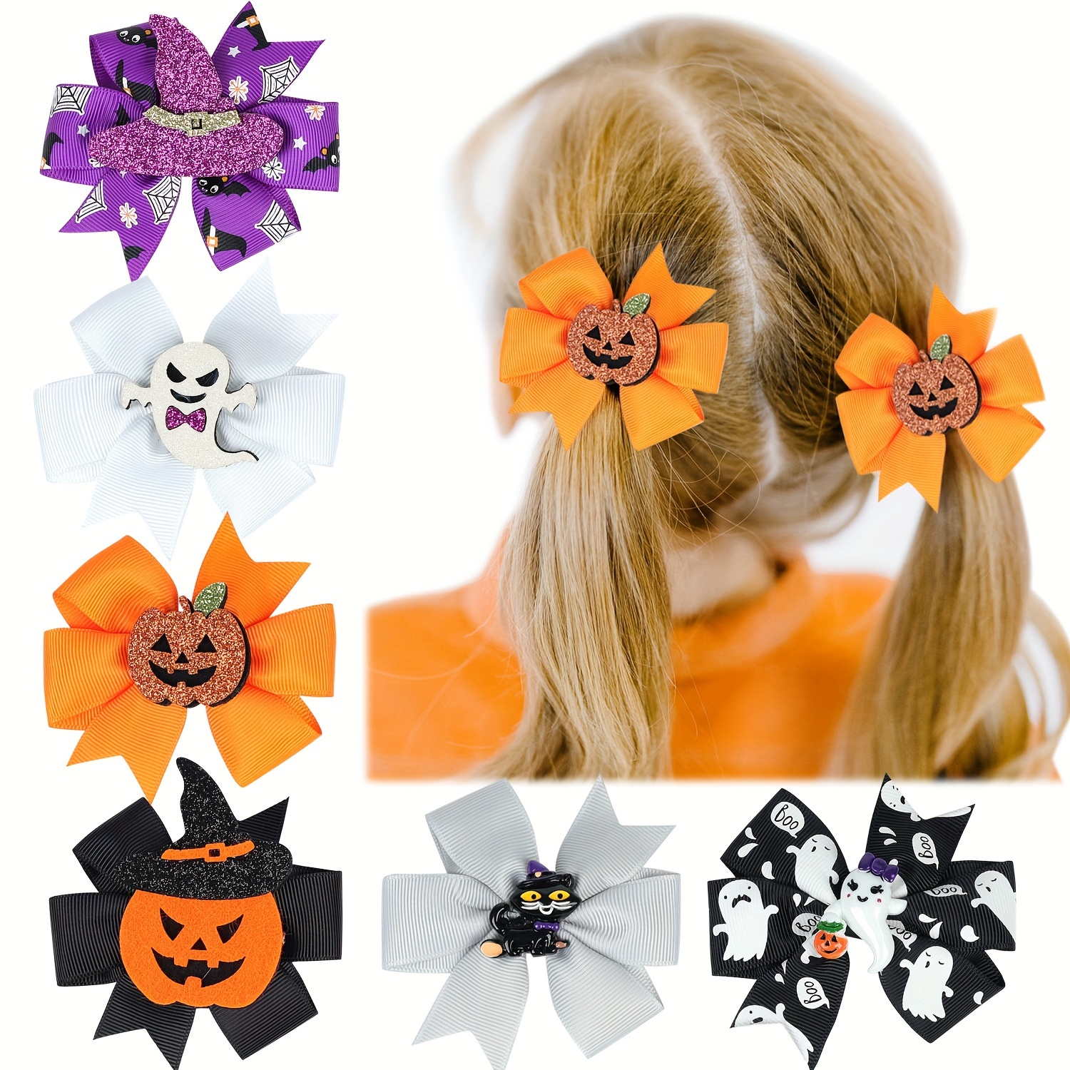 20pcs Random Styles Children's Mini Hair Clip Super Cute Cute Clip, Girls Hair DIY Hair Accessories Children Clip Bangs Clip Baby Hair Clip,Temu