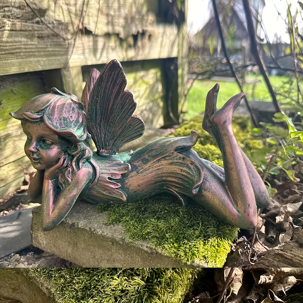 Jardin pluviomètre figurines sculpture piquets de jardin