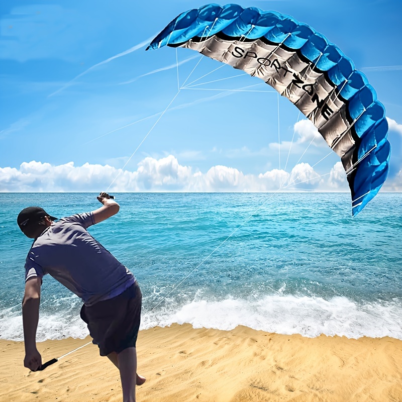 Experience The Thrill Of Flying With This 2 5m Dual Line Parafoil Kite  Perfect For Adults, Shop On Temu And start Saving