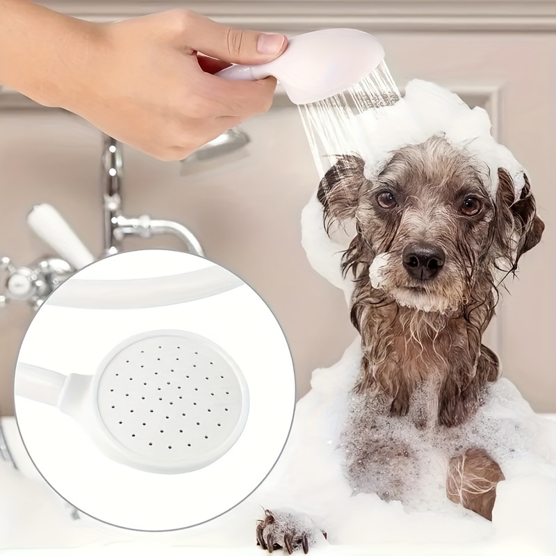 1pc cleaning multifunctional faucet portable handheld faucet spray shower head for cats dogs pet supplies details 2