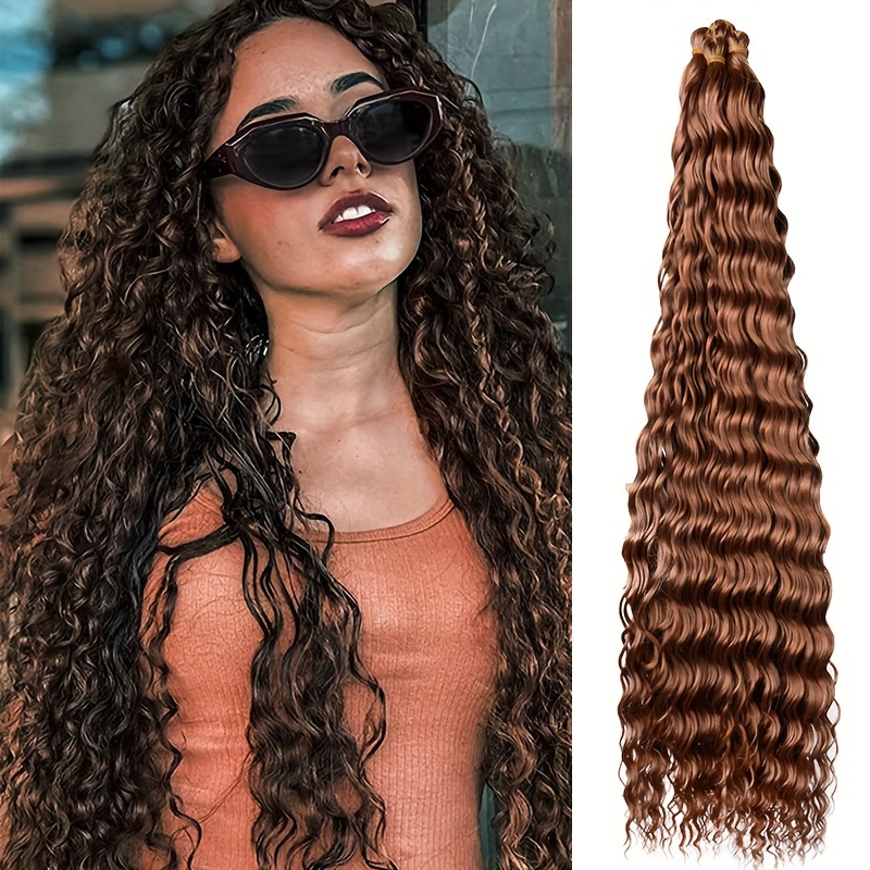 Water Wave Crochet Hair Extensions Synthetic Crochet Braids - Temu Canada