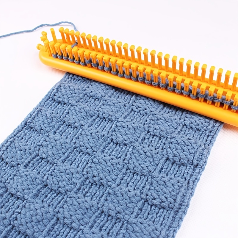 Sock Knitting Machine Household Weaving Knitting Loom DIY Craft Board Knit  Machine Beginners Knitting Tools(Random Color)