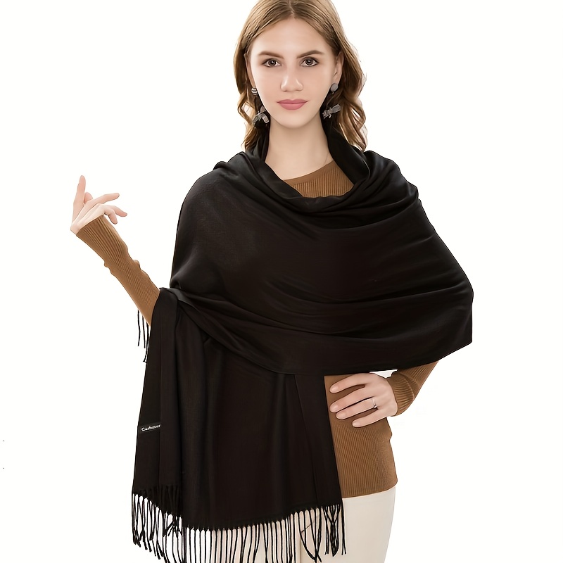 Comprar Bufanda clásica de cachemira de imitación de otoño e invierno para  mujeres y niñas, manta cálida de Pashmina, bufandas con patrón, chal  elegante para mujer, Foulard grueso para mujer, regalos