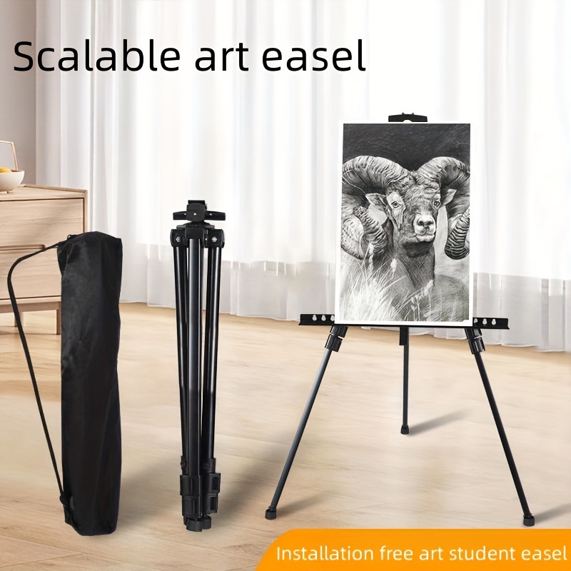  Artist Easel Stand, Metal Tripod Adjustable Easel for