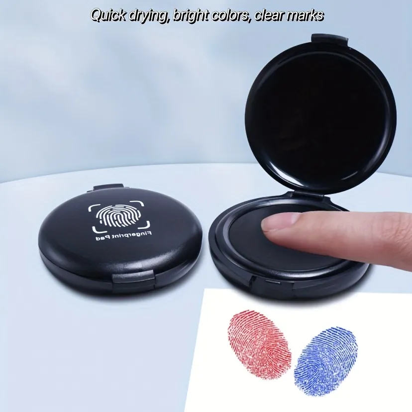 Thumbprint Fingerprint Ink Pad For Notary Supplies Identification