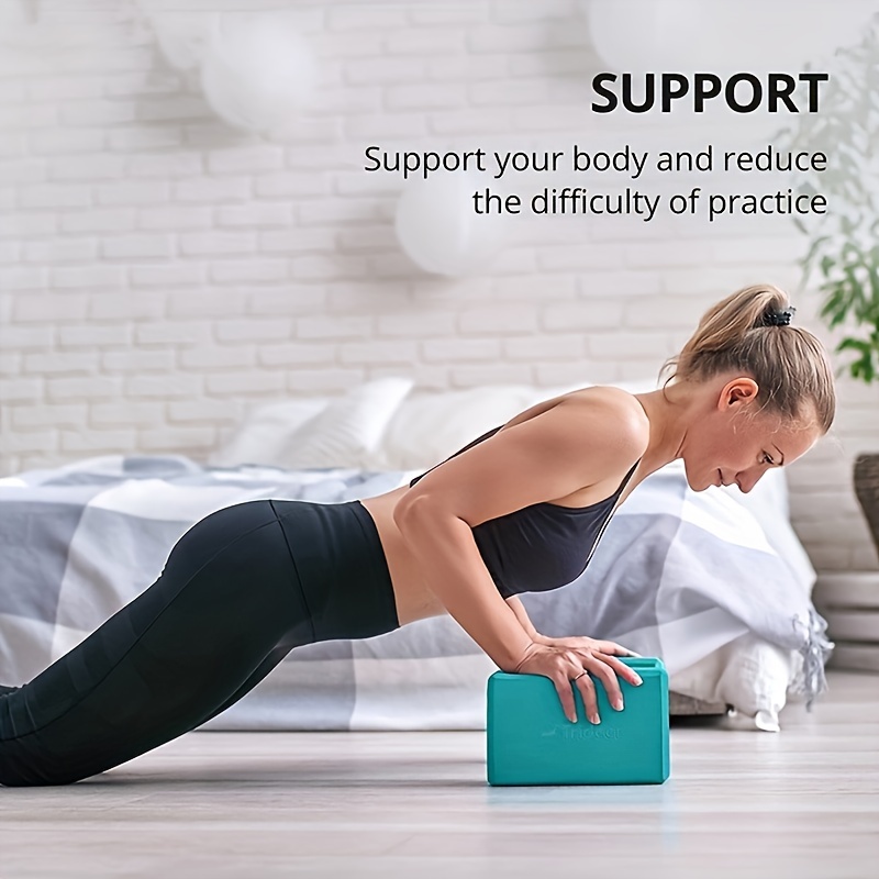 2pcs Soft Non-Slip Foam Yoga Block - Perfect For Pilates, Meditation & Yoga!
