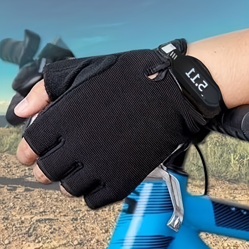 1 paire de gants d'été de protection solaire pour femme - Résistants aux UV  - En soie de glace fine et respirante - Demi-gants de conduite, a, taille
