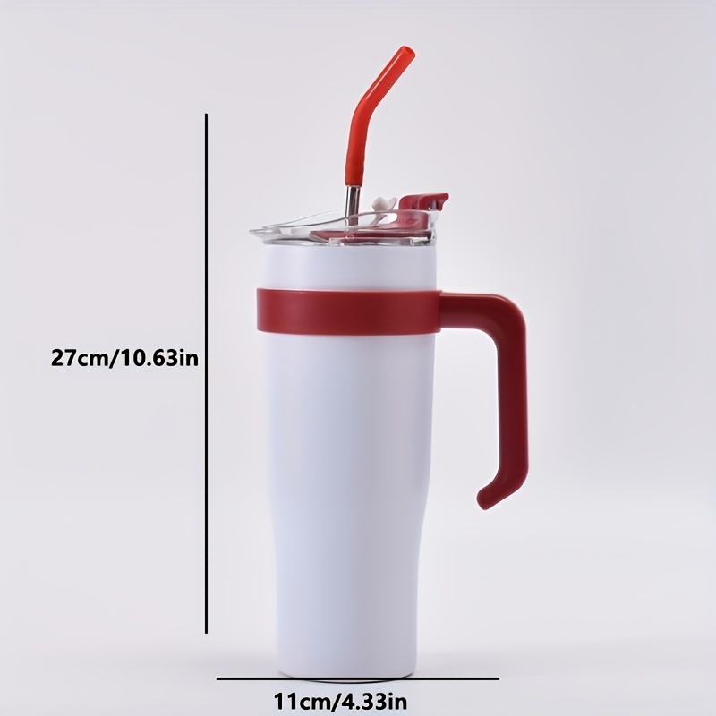 Stainless Steel Straw Cup Thermocooler Vacuum Flask - Temu