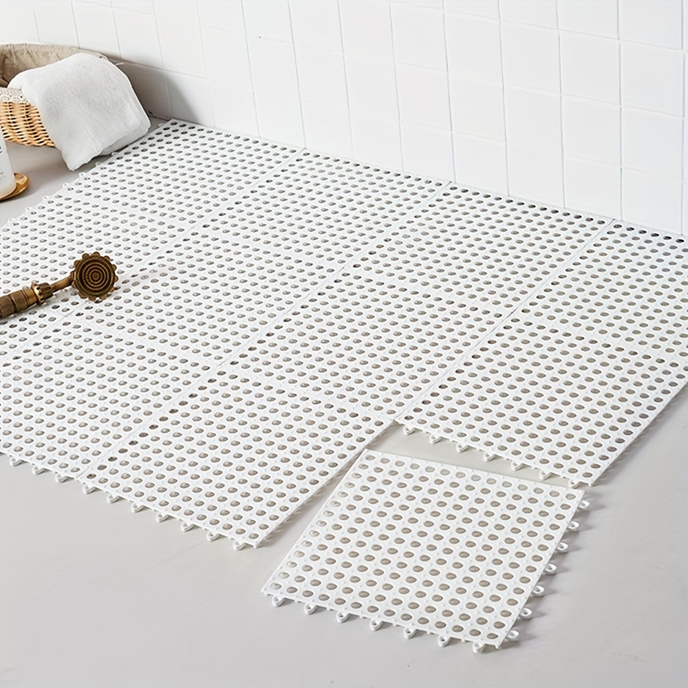 1pc New Design Diy Bathroom Splice Mat For Home Toilet, Shower