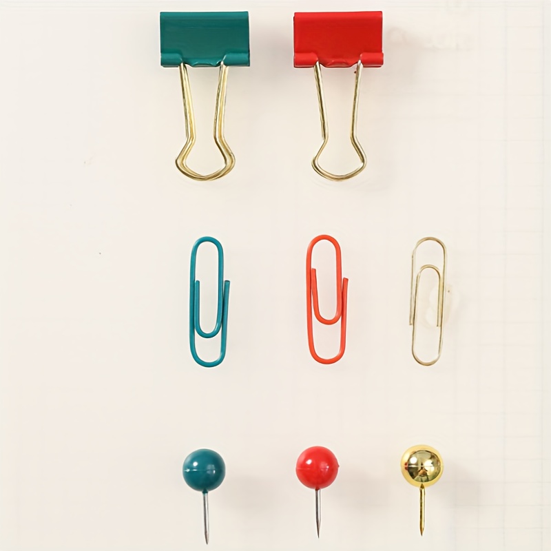 Christmas Creative Paper Clip Binder Clips Thumbtack Push Pin Gift