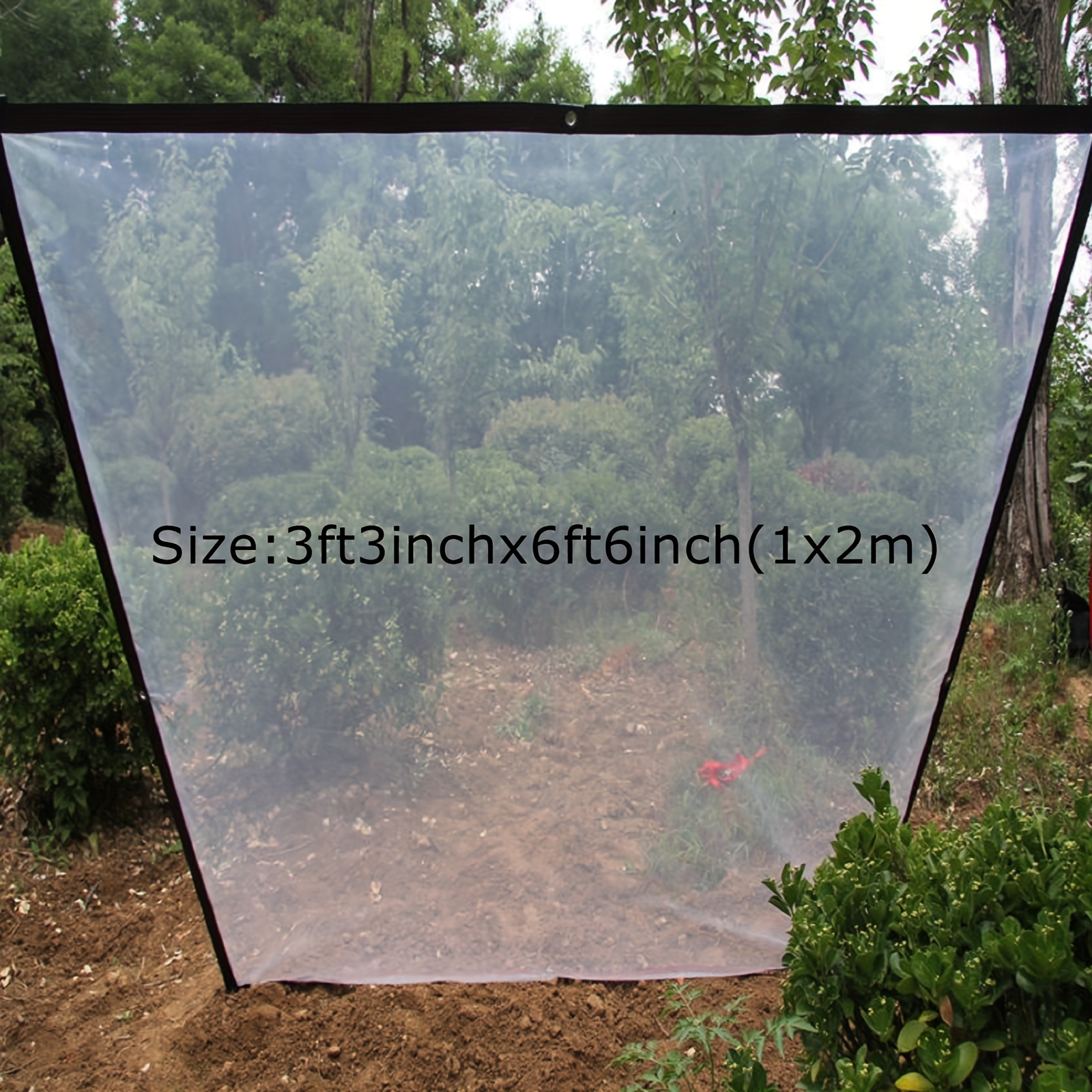  Lona transparente resistente al agua para invernadero jardín  patio, 6 x 10 : Patio, Césped y Jardín