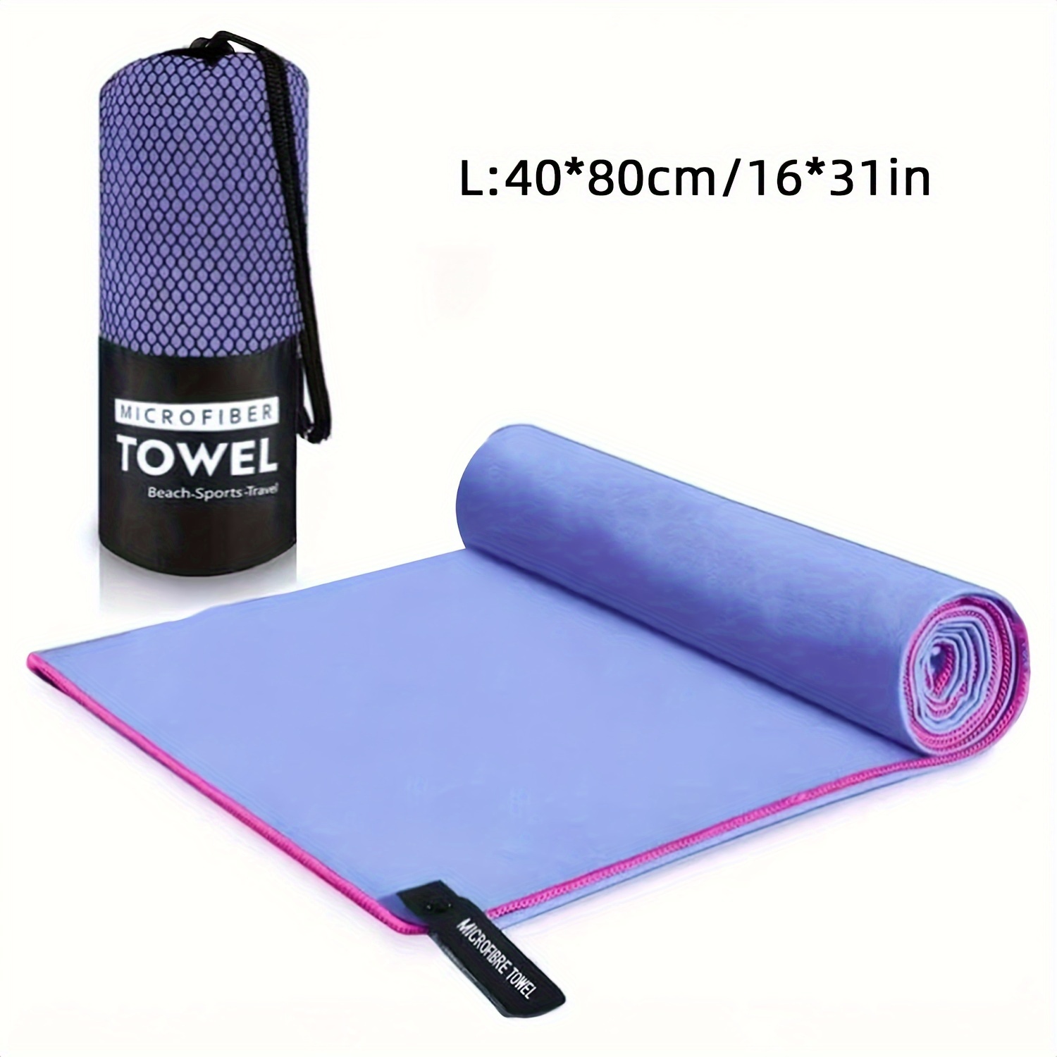 Pisexur Microfiber Bath Towel 70*140CM, Soft Cotton Towel , Super Absorbent  and Fast Drying, No Fading Multipurpose Use for Sports, Travel, Fitness,  Yoga 