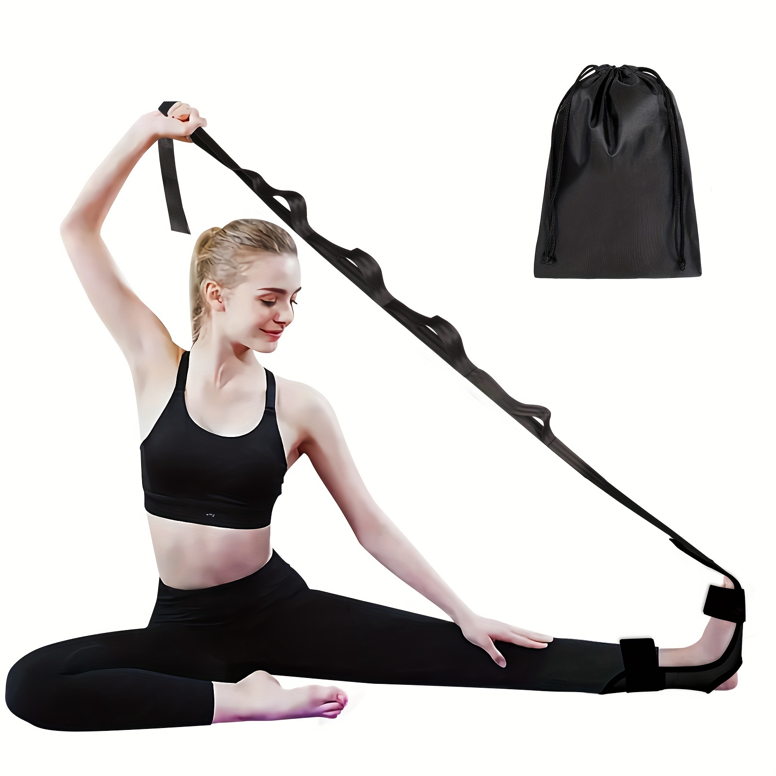 Yoga Stretch Strap Durable Nylon Pilate Stretching Exercise Strap Band  Latin Dance Training Band Physical Therapy Yoga Stretching Strap Resistance  Loop Pull up - China Stretch Strap and Yoga Strap price