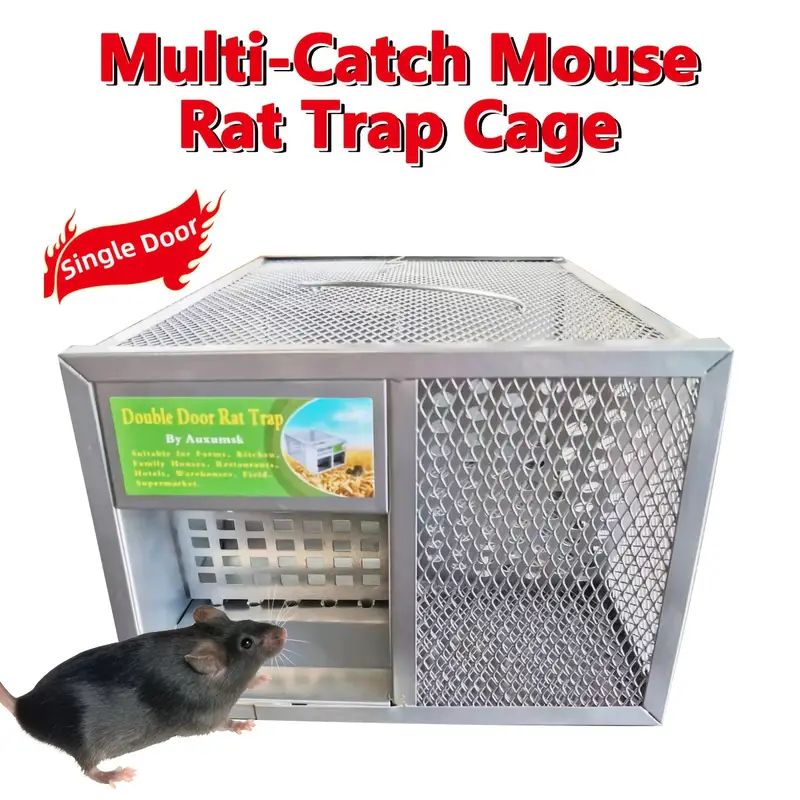 Rat Cage Mousetrap Household Mouse Exterminator Indoor - Temu