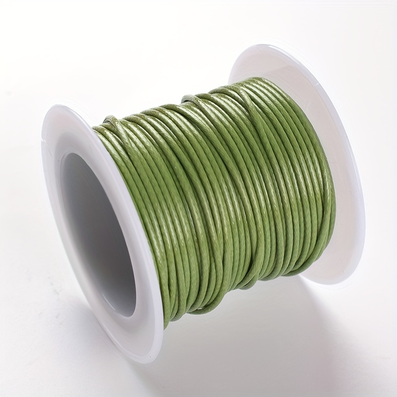 Undyed Colored Polyester Fiber Textile Wax Rope Braided - Temu