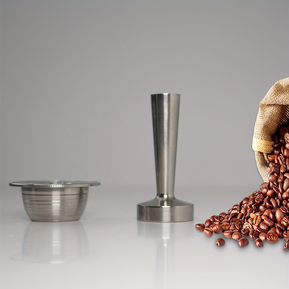 Set di strumenti per caffè, capsule riutilizzabili riutilizzabili per  capsule ricaricabili in acciaio inox, capsule filtro per caffè  riutilizzabili