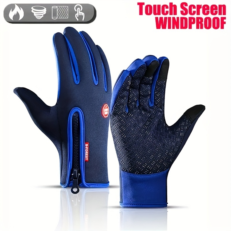 Winter Warm Gloves Waterproof Touch Screen Gloves Cold - Temu