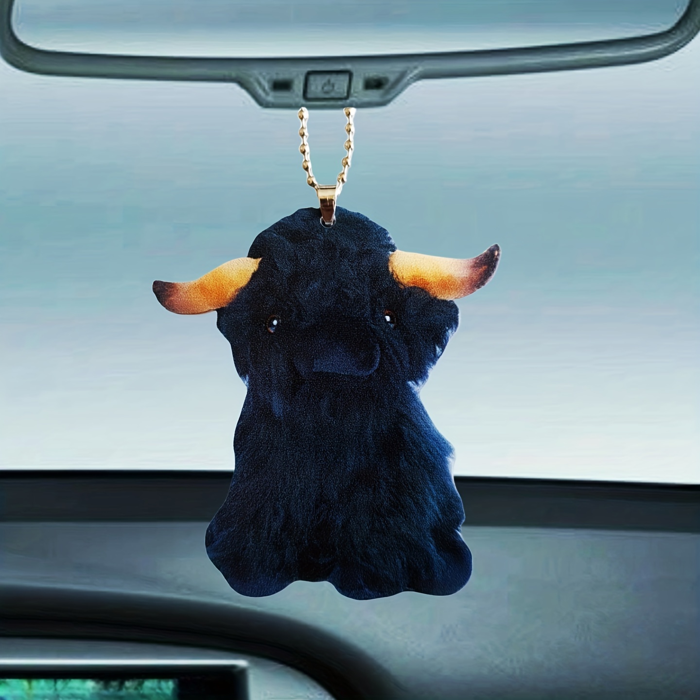 2d Acrylic New Lovely Highland Cow Backpack Gift Pendant, Festive Pendant  Exquisite Bag Pendant Keychain Decoration Car Rearview Mirror Pendant -  Temu Bahrain