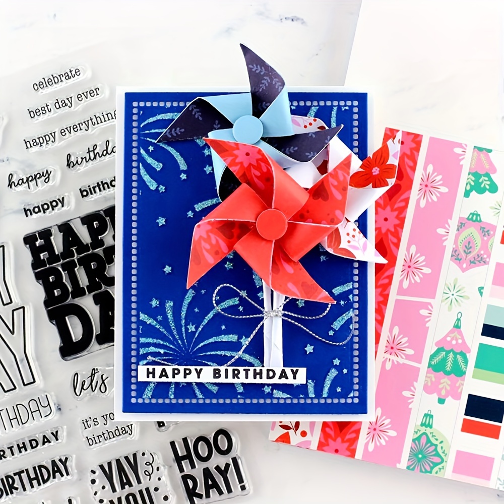 Stampendous Wood Stamps, Balloon Kiddo or Party Hat Kiddo, Stamping, Card  Making, Scrapbooking, Paper Crafting, Birthday, Kids, Children 