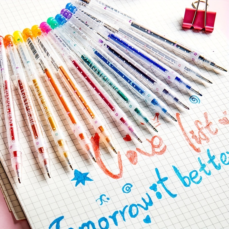 Buy 36 Diamond Gel Color Pens for Adult Coloring Books, Writing, School  Project, Reaeon Gel Ink Fine Point Pen Including Pastel, Neon, Glitter  Online at desertcartMalta