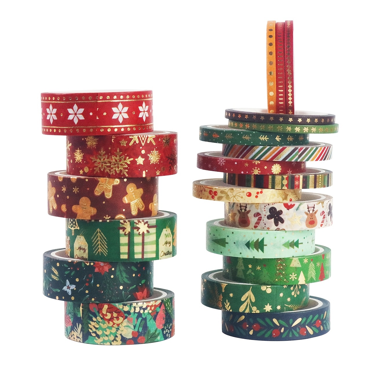 merry christmas masking tape Practical Christmas Washi Tapes Thin Washi Tape  for