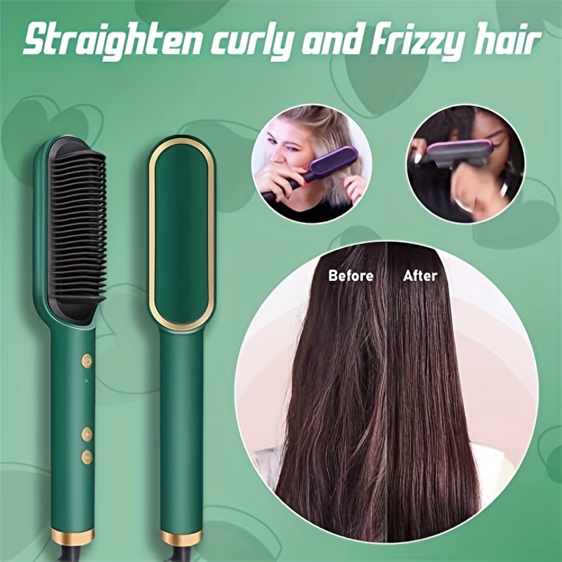 Best Selling Straightener Gems Heating Hair Head Black Hot Comb