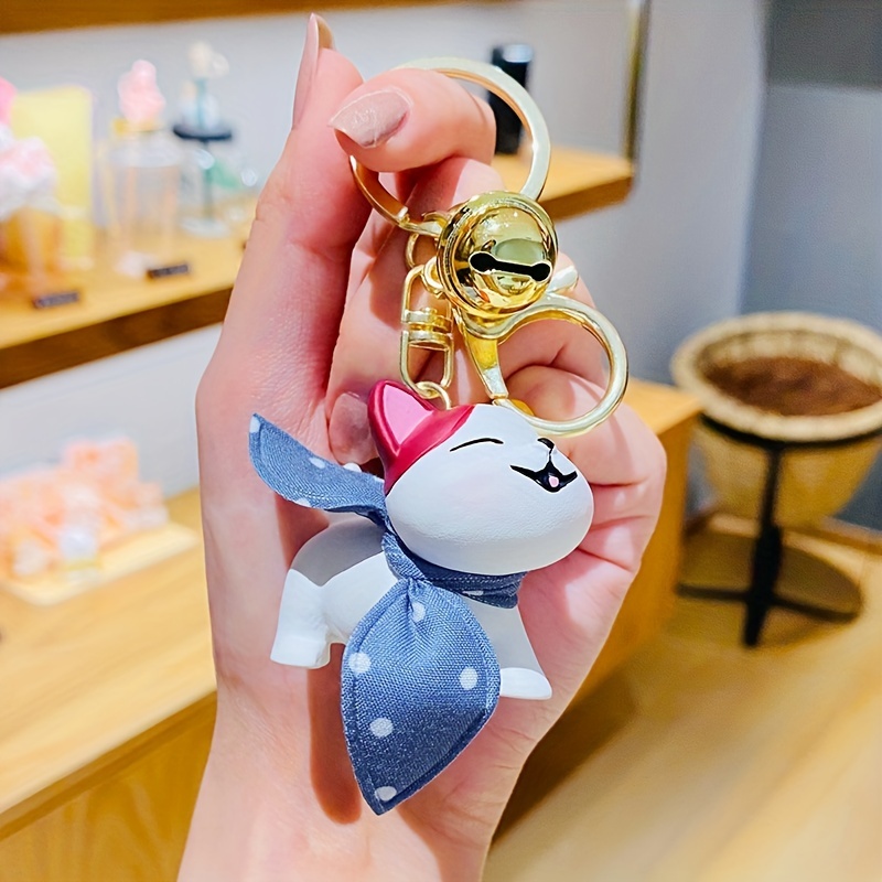 1pc Car Key Chain 3d Cute Cartoon Rabbit Design Pendant Car Key Ring With  Lanyard For Car Key Accessories Car Decorations For Car Keys - Automotive -  Temu