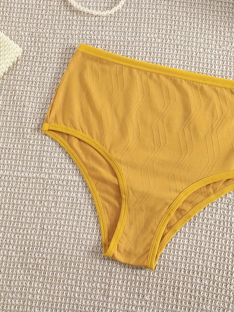 Seamless Solid Basic Thong Panty - Gold