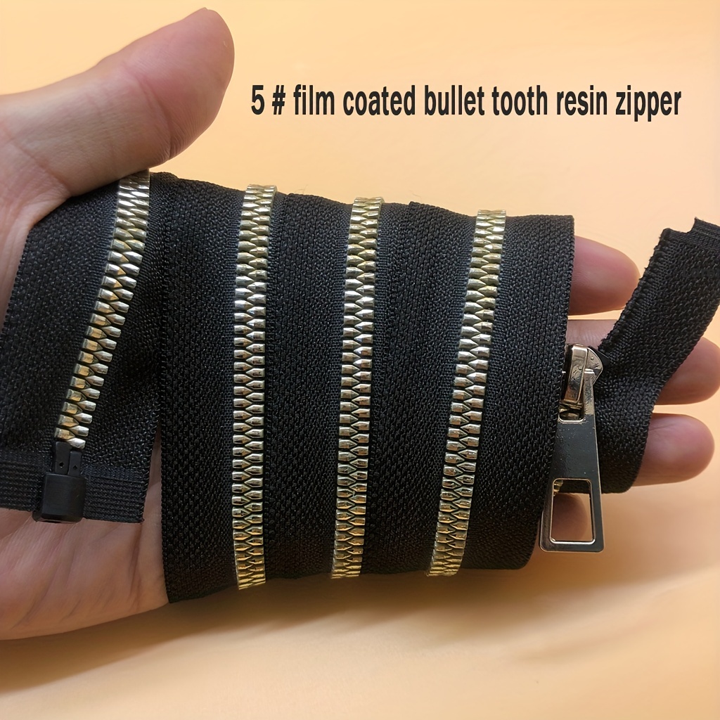 Black Resin Zipper Sewing, Zipper Repair Kit Jacket