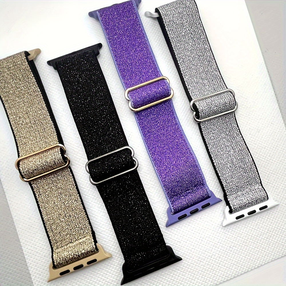 Silicone Loop Sport Elastic, Apple Watch Band Series 7 6 5 4 Watchbands