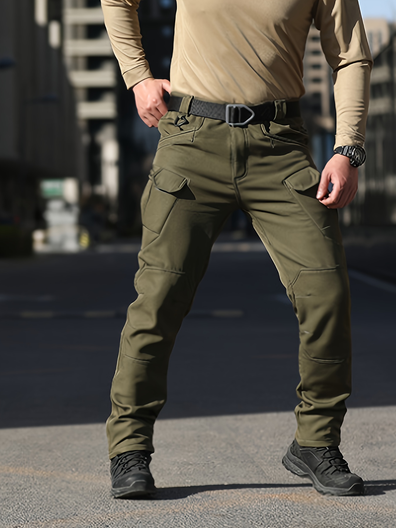 Trendy Thermal Cargo Pants Pantalones Carga Térmicos Moda - Temu,  pantalones trabajo hombre