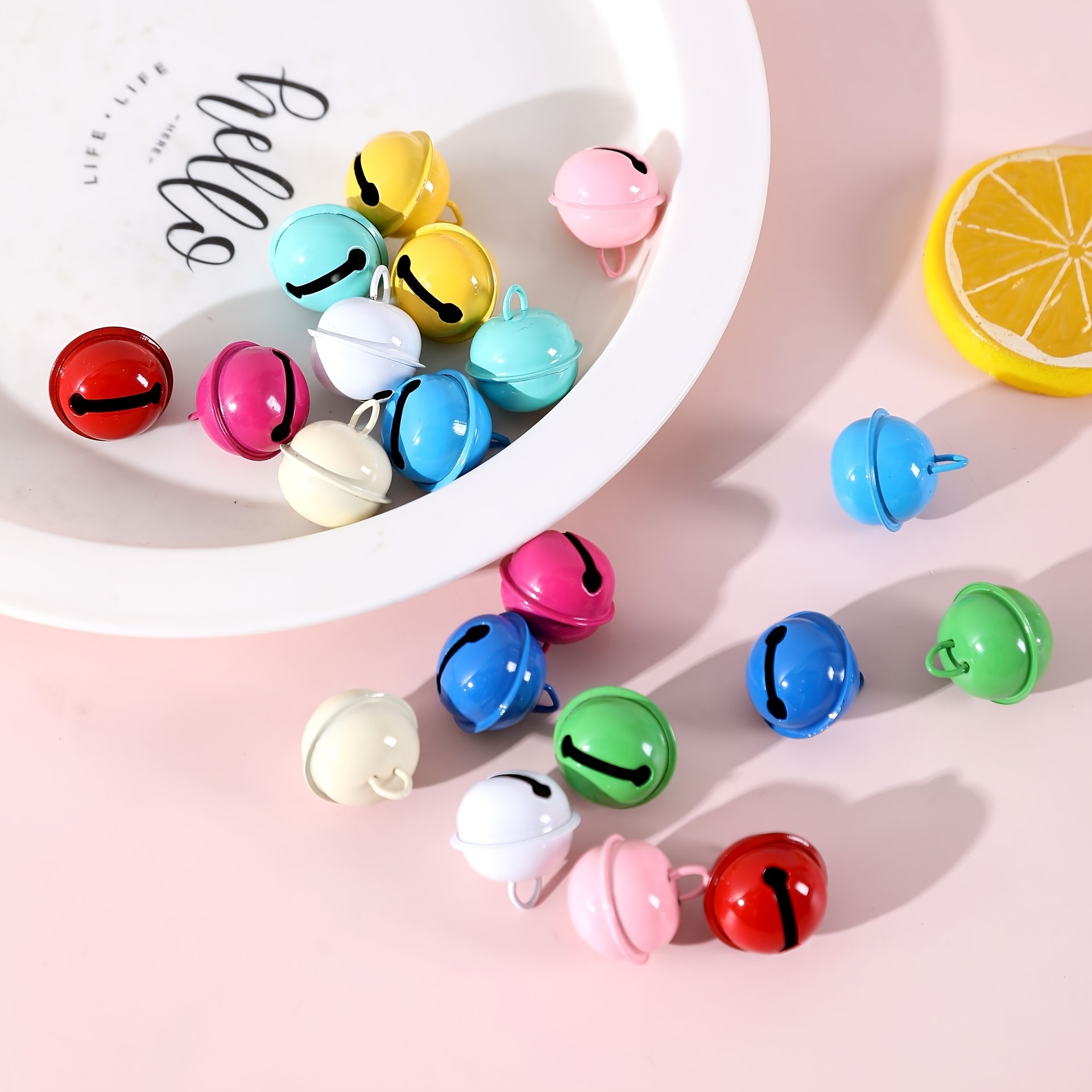 Jingle Bells For Crafts Colorful Small Christmas Bells With - Temu