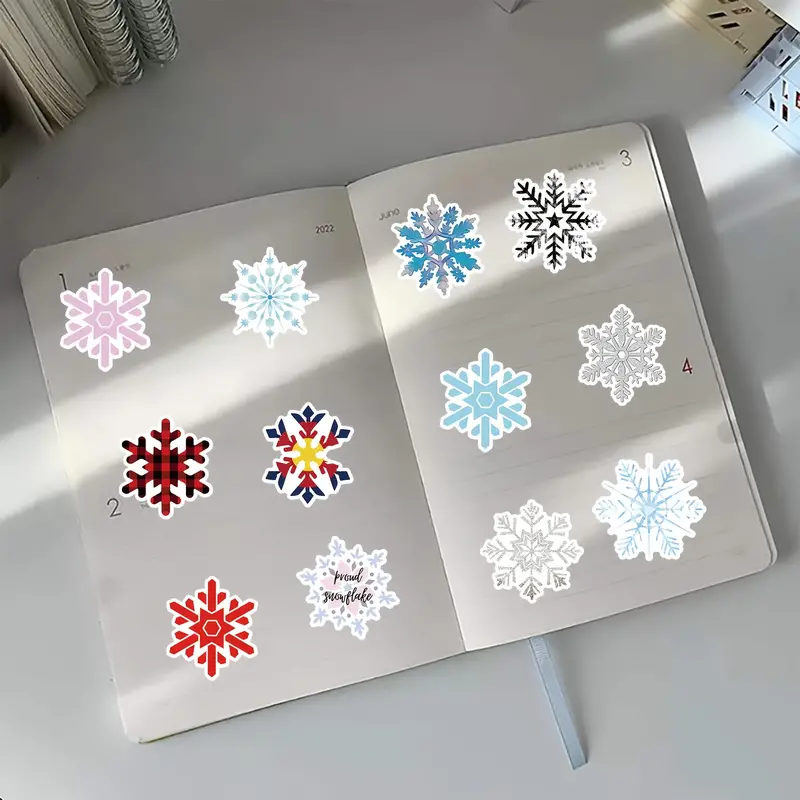 Foamies Snowflake Stickers: Blue - 23 pieces