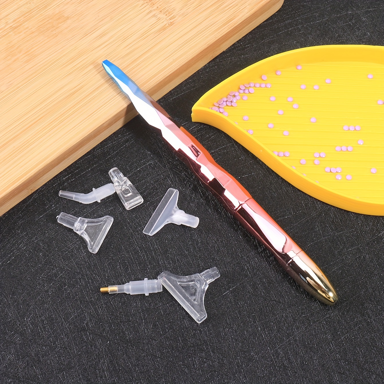  Diamond Painting Pen,Handmade Diamond Art Pen Kit,Resin 5D DIY  Diamond Drill Pen for Art Crafts Cross Stitch Hobby,Nail Art Embroidery  Decoration,Mosaic Making (Sky Blue-01)
