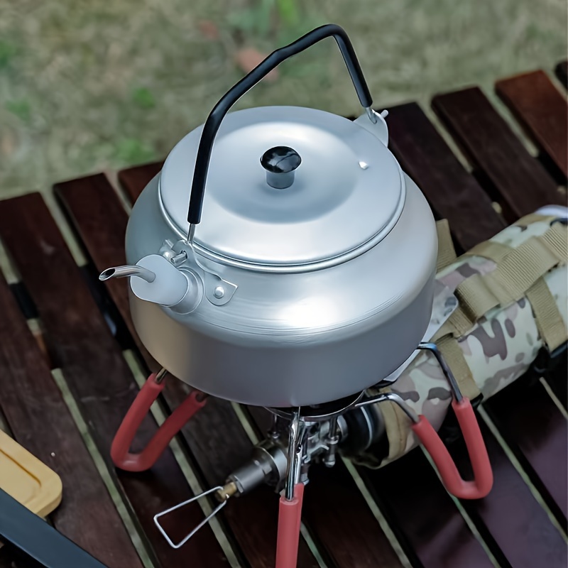 Portable, Light stainless steel camping kettle