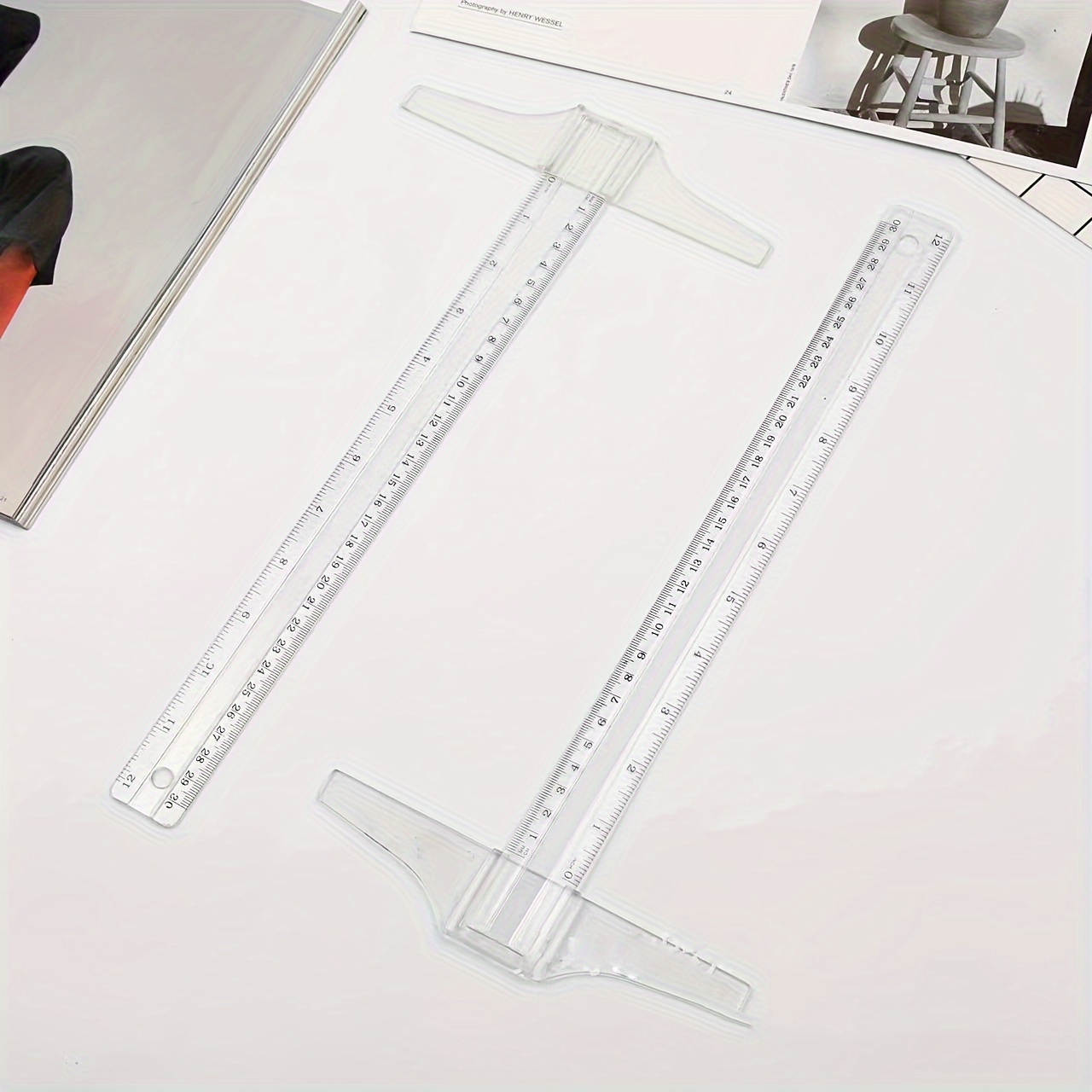 Thong Ruler T shaped Ruler For Drawing And General Layout - Temu