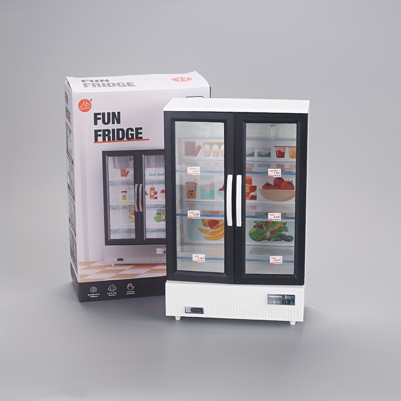 Tiempo 4in Modelo Congelador Realista Casa De Muñecas Refrigerador